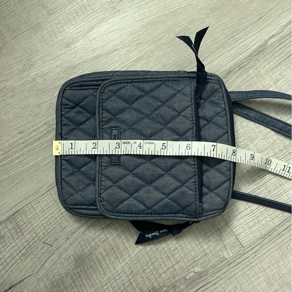 VERA BRADLEY Cotton Mini Hipster Crossbody Purse Crossbody Purse Blue - Picture 13 of 15